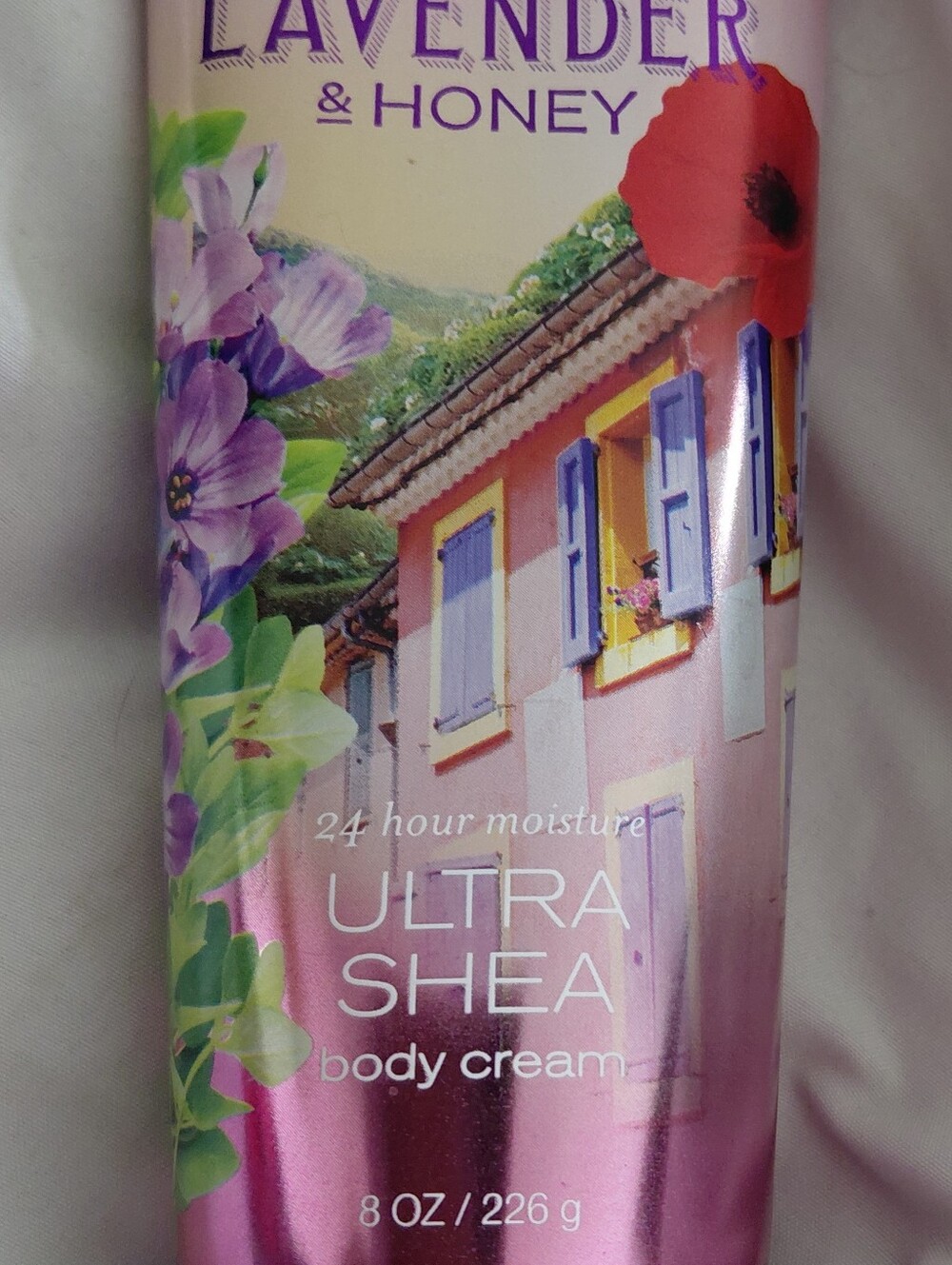 Bath & Body Works Lavender & Honey Ultra Shea Body Cream - Purple, Pink, Red